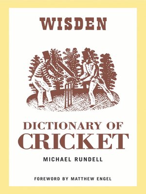 cover image of Wisden Dictionary of Cricket